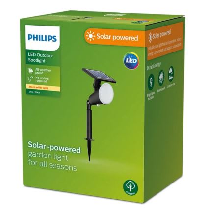 Philips - Spot solaire JIVIX LED/1,4W/3,7V 1800 mAh IP44