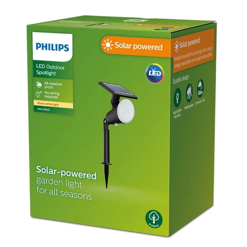 Philips - Spot solaire JIVIX LED/1,4W/3,7V IP44