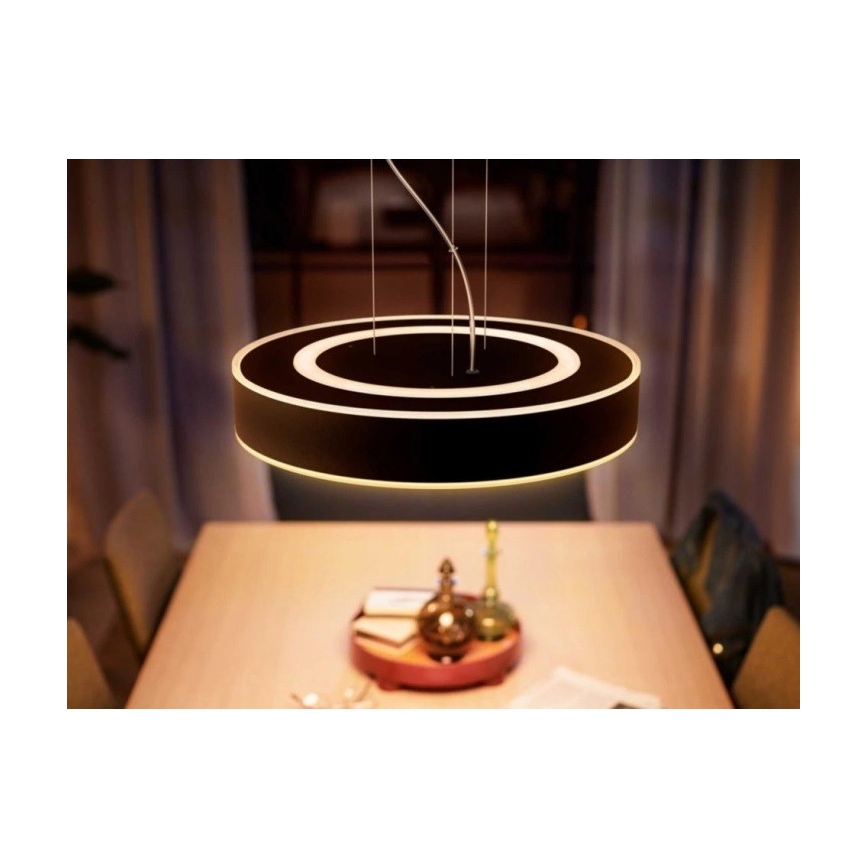 Philips - Suspension filaire à intensité variable LED Hue LED/33,5W/230V 2200-6500K noir + télécommande