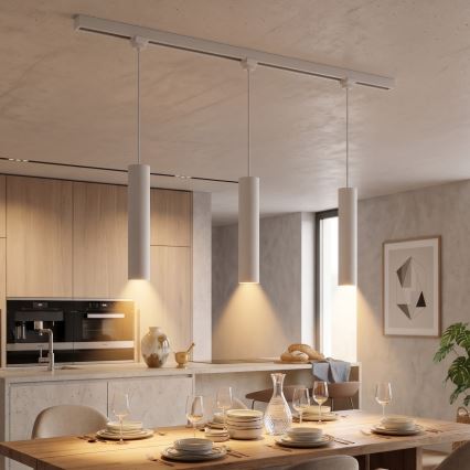 Philips - Suspension LED dimmable sur câble pour système sur rail EASYLINK 3xGU10/6,2W/230V 2200-2700K 1m blanc