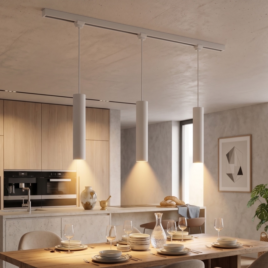Philips - Suspension LED dimmable sur câble pour système sur rail EASYLINK 3xGU10/6,2W/230V 2200-2700K 1m blanc