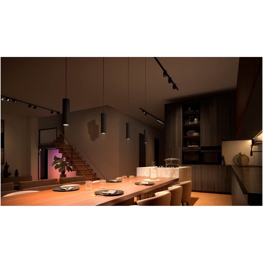 Philips - Suspension LED RGB dimmable sur câble pour système Hue sur rail PERIFO LED RGB/5,2W/24V 2000-6500K