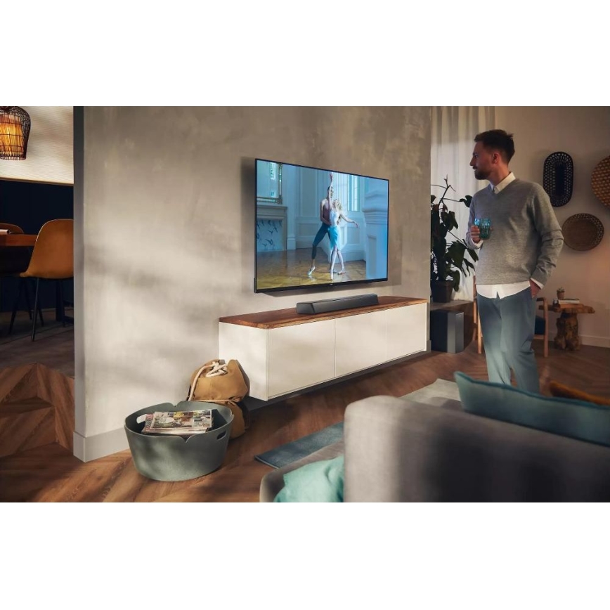 Philips TAB7207/10 - Barre de son avec enceintes 520W/230V + télécommande