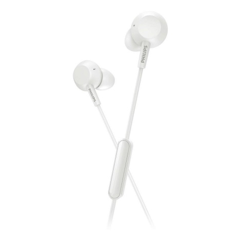Philips TAE4105WT/00 - Écouteurs Bluetooth avec un micro JACK 3,5 mm blanc