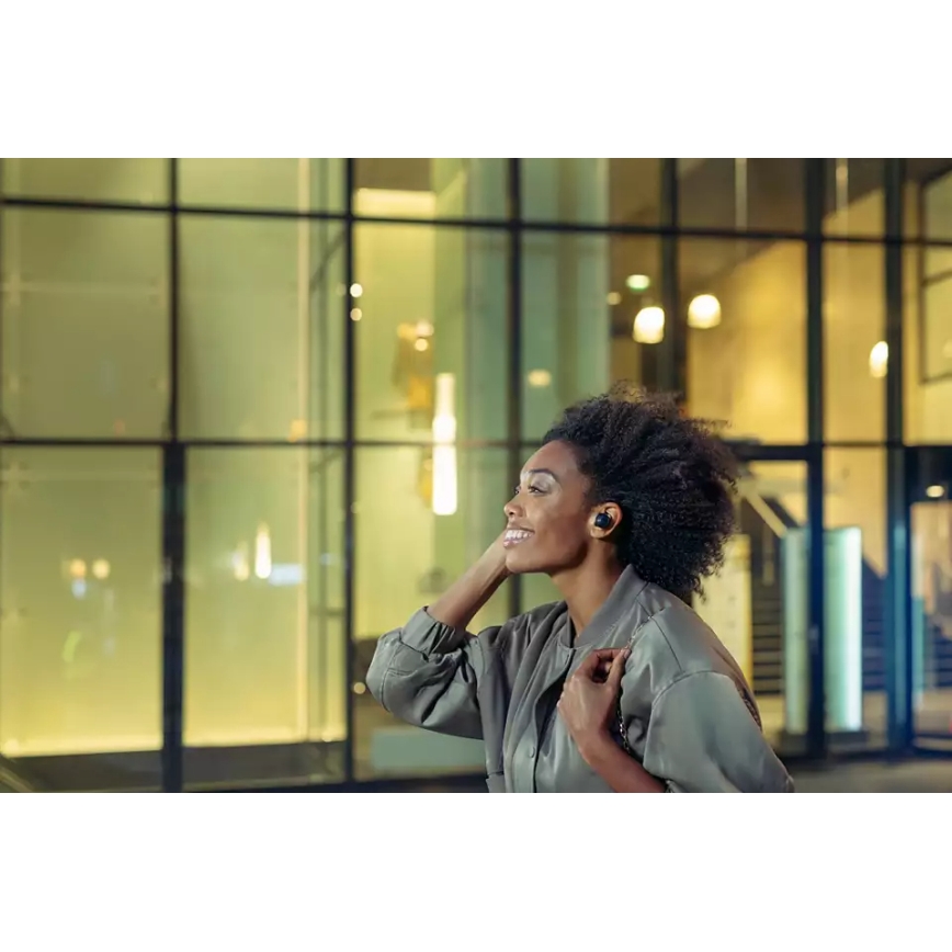 Philips TAT8505BK/00 - Draadloze hoofdtelefoons IPX4 2x 55 mAh + 560 mAh zwart