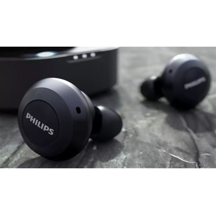 Philips TAT8505BK/00 - Ecouteurs sans fil IPX4 2x 55 mAh + 560 mAh noir