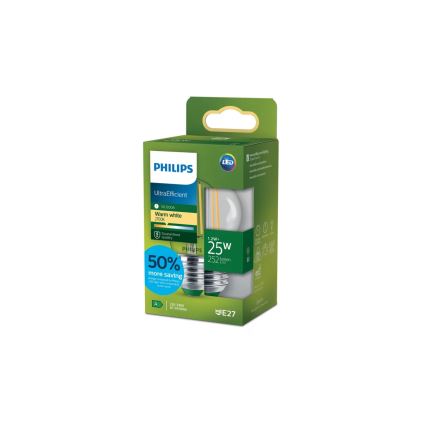 Philips ULTRAEFFICIENT VINTAGE LED-gloeilamp P45 E27/1,2W/230V 2700K