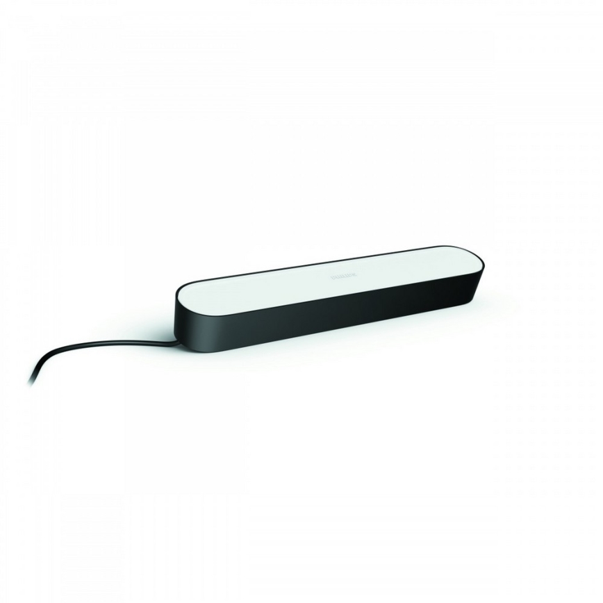 Philips - Verleng set LED RGB Dimbaar tafellamp Hue PLAY LED/6W/230V zwart