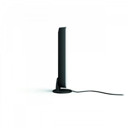 Philips - Verleng set LED RGB Dimbaar tafellamp Hue PLAY LED/6W/230V zwart