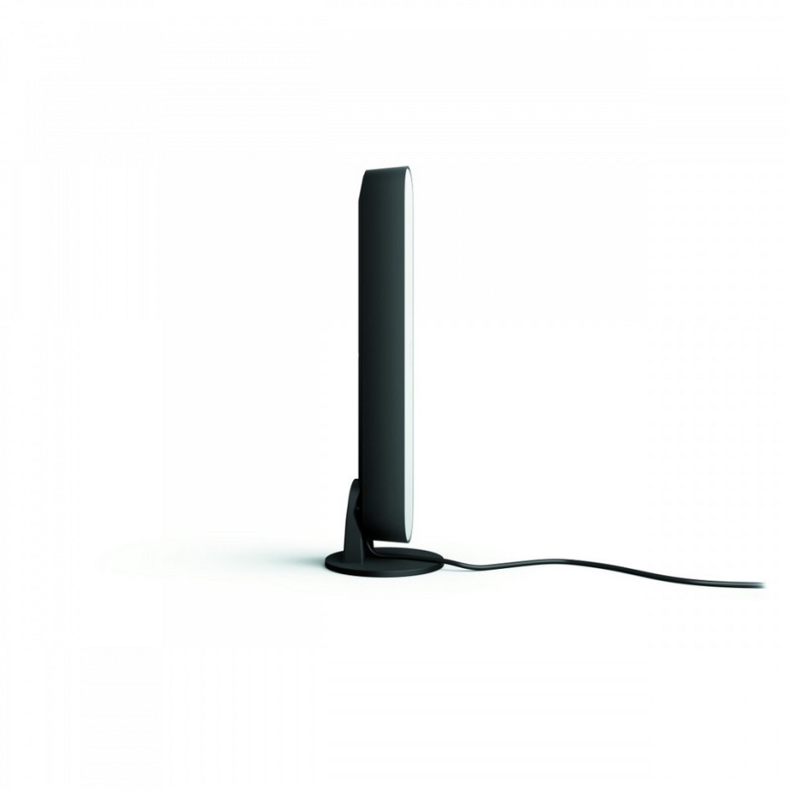 Philips - Verleng set LED RGB Dimbaar tafellamp Hue PLAY LED/6W/230V zwart