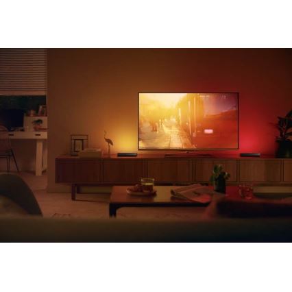 Philips - Verleng set LED RGB Dimbaar tafellamp Hue PLAY LED/6W/230V zwart