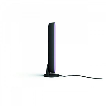 Philips - Verleng set LED RGB Dimbaar tafellamp Hue PLAY LED/6W/230V zwart