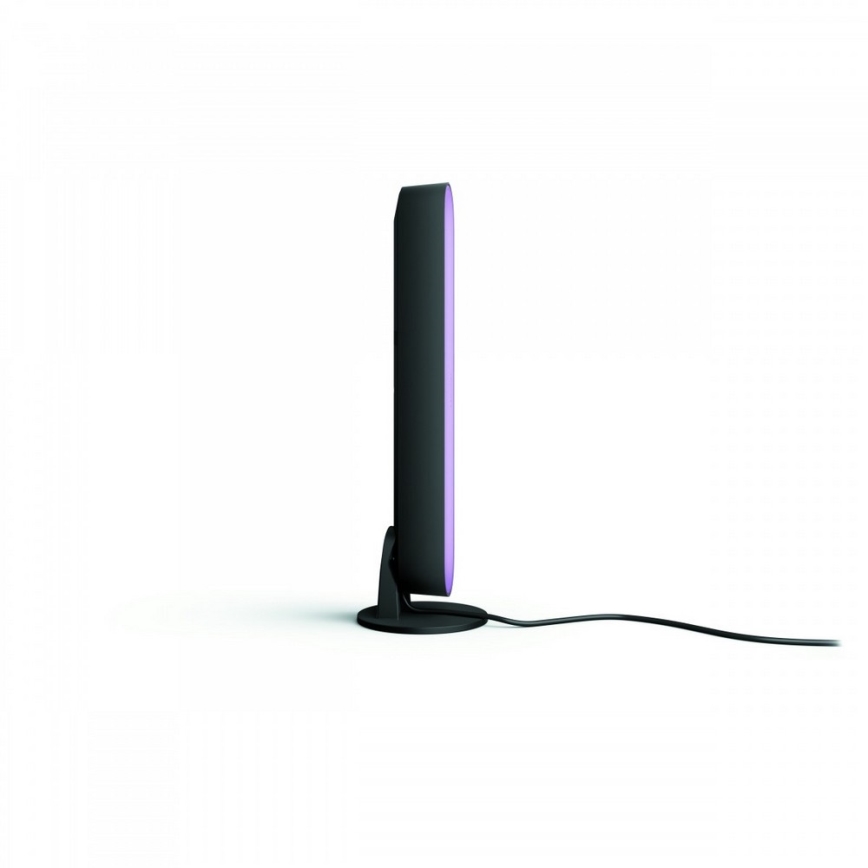 Philips - Verleng set LED RGB Dimbaar tafellamp Hue PLAY LED/6W/230V zwart