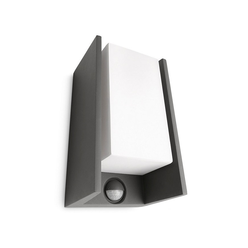 Philips - Wand Lamp voor Buiten met Sensor BRIDGE 1xE27/15W/230V IP44