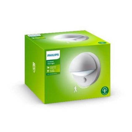 Philips - Wand Lamp voor Buiten met Sensor 1xE27/12W/230V IP44