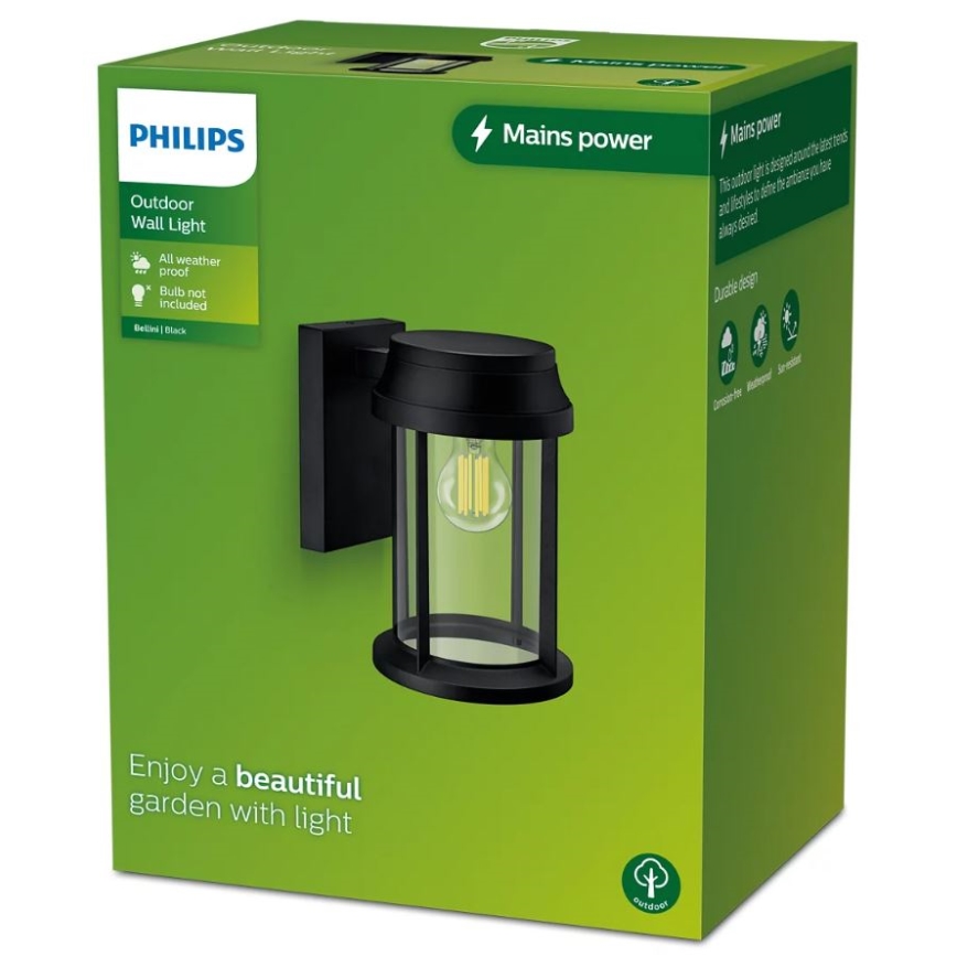 Philips - Wandlamp voor buiten BELLINI 1xE27/25W/230V IP44