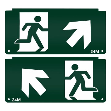 Pictogramme pour bloc de secours 16,2x32,7 cm