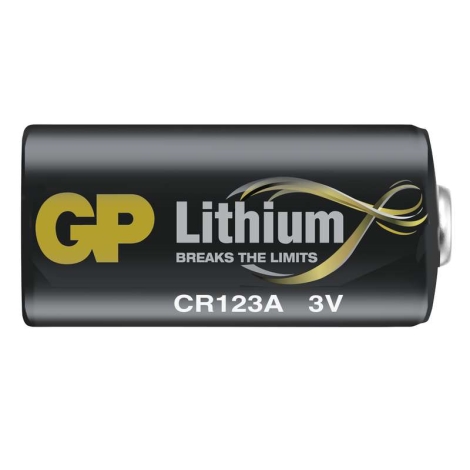 Pile lithium CR123A GP LITHIUM 3V/1400 mAh