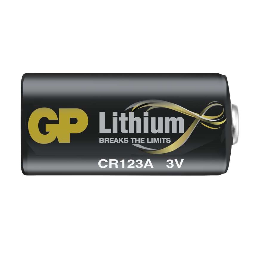 Pile lithium CR123A GP LITHIUM 3V/1400 mAh