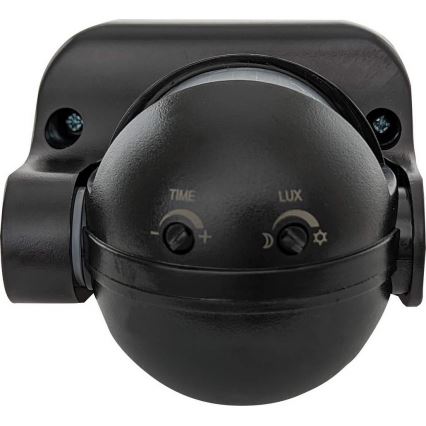 PIR-bewegingssensor voor buiten 1200W/230V IP44, zwart