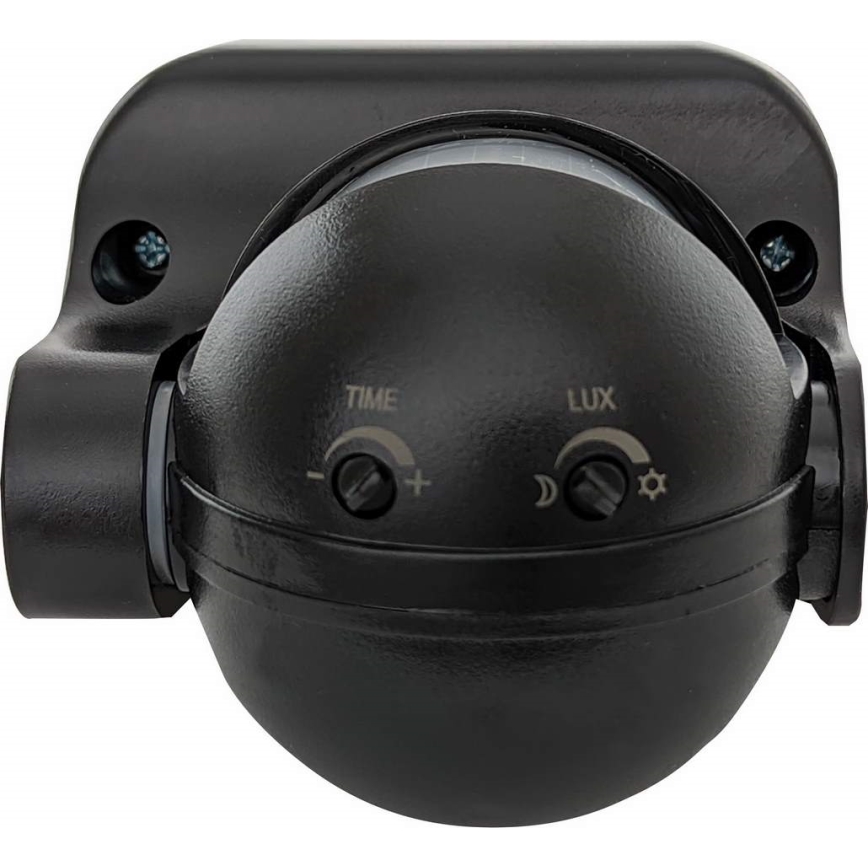PIR-bewegingssensor voor buiten 1200W/230V IP44, zwart