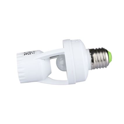PIR-sensor voor E27-lamp, wit