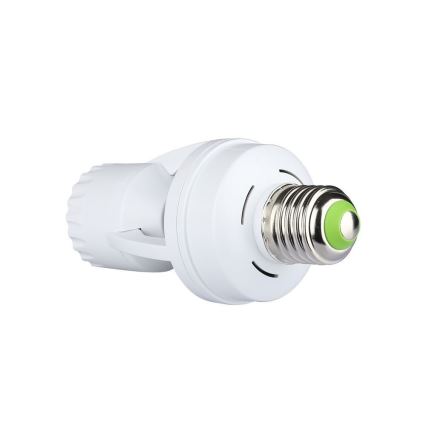 PIR-sensor voor E27-lamp, wit