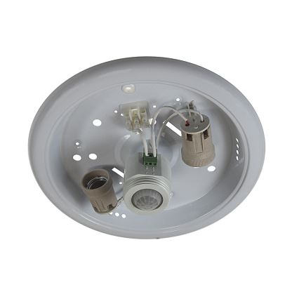 PLAFON - Plafondlamp met sensor 2xE27/80W/230V