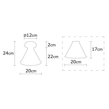 Plafond Lamp BERCESTE 1xE27/40W/230V