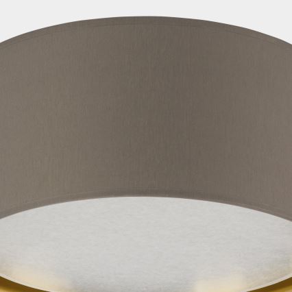 Plafond Lamp BILBAO 4xE27/15W/230V d. 60 cm bruin/goud