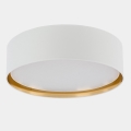 Plafond Lamp BILBAO 4xE27/15W/230V d. 60 cm wit/goud