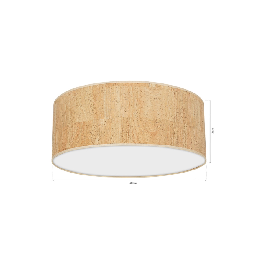 Plafond Lamp CORK 2xE27/60W/230V