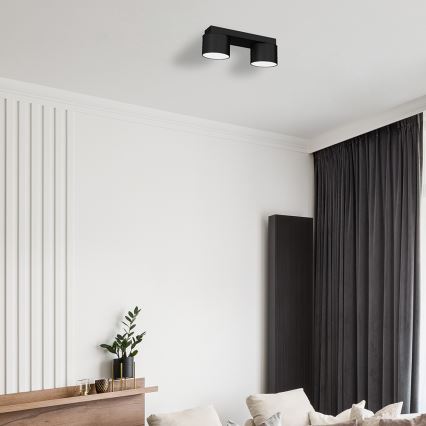 Plafond Lamp DIXIE 2xGX53/11W/230V zwart