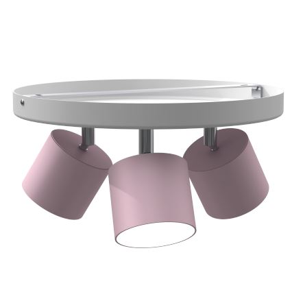 Plafond Lamp DIXIE 3xGX53/11W/230V roze