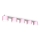 Plafond Lamp DIXIE 5xGX53/11W/230V roze