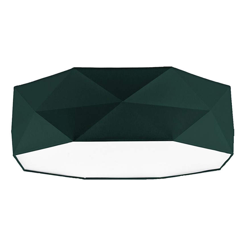Plafond Lamp KANTOOR 4xE27/15W/230V groen