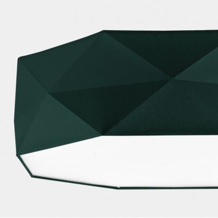 Plafond Lamp KANTOOR 4xE27/15W/230V groen