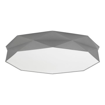 Plafond Lamp KANTOOR 6xE27/15W/230V grijs