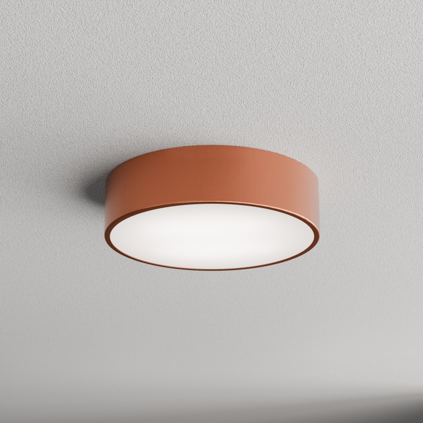 Plafond Lamp met Sensor CLEO 2xE27/24W/230V d. 30 cm koper