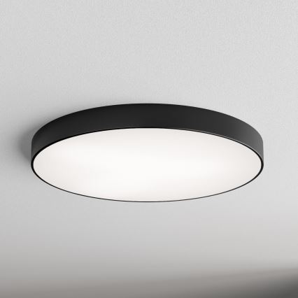 Plafond Lamp met Sensor CLEO 6xE27/24W/230V d. 80 cm zwart