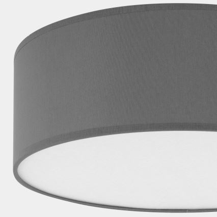 Plafond Lamp RONDO 4xE27/15W/230V d. 45 cm grijs