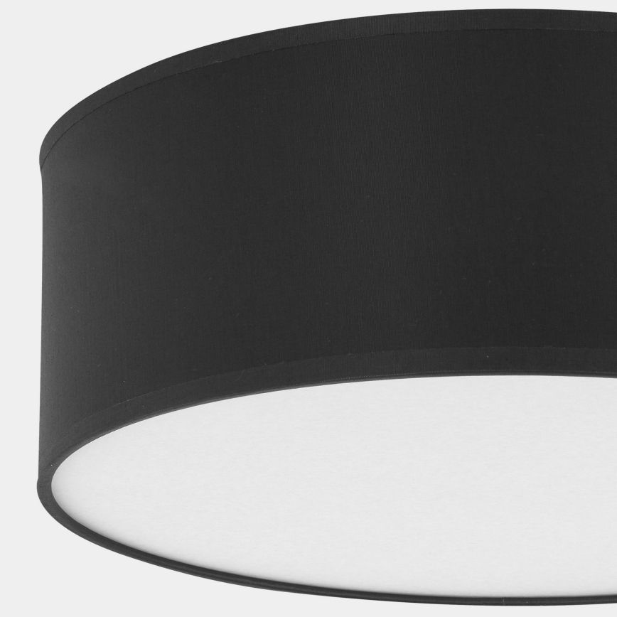 Plafond Lamp RONDO 4xE27/15W/230V d. 45 cm zwart