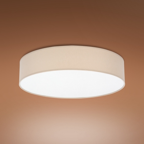 zwaan Betrouwbaar Reiziger Plafond Lamp RONDO 4xE27/15W/230V d. 61 cm beige | Lumimania