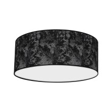 Plafond Lamp SATINO 2xE27/60W/230V zwart/grijs