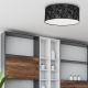 Plafond Lamp SATINO 2xE27/60W/230V zwart/grijs