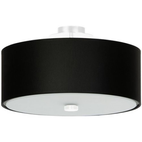 Plafond Lamp SKALA 3x E14 / 60W / 230V d. 30 cm zwart