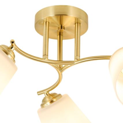 Plafondkroonluchter PAFOS 3xE27/15W/230V goud