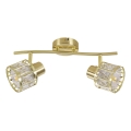 Plafondkroonluchter ZAHARA 2xE27/10W/230V goud