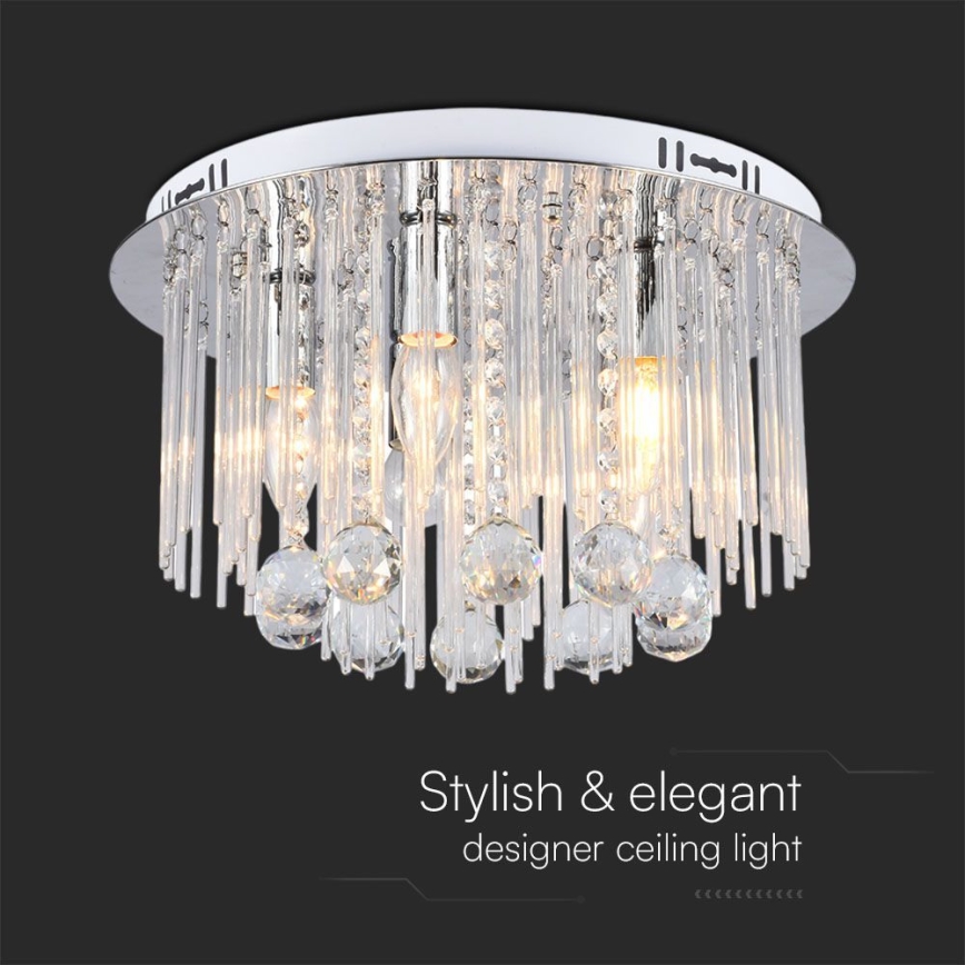 Plafondlamp 5xE14/40W/230V diameter 40 cm