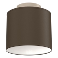 Plafondlamp ARDEN 1xE27/15W/230V Ø 18 cm bruin